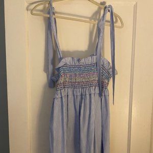 Tuckernuck  Rainbow Smocked Blouse